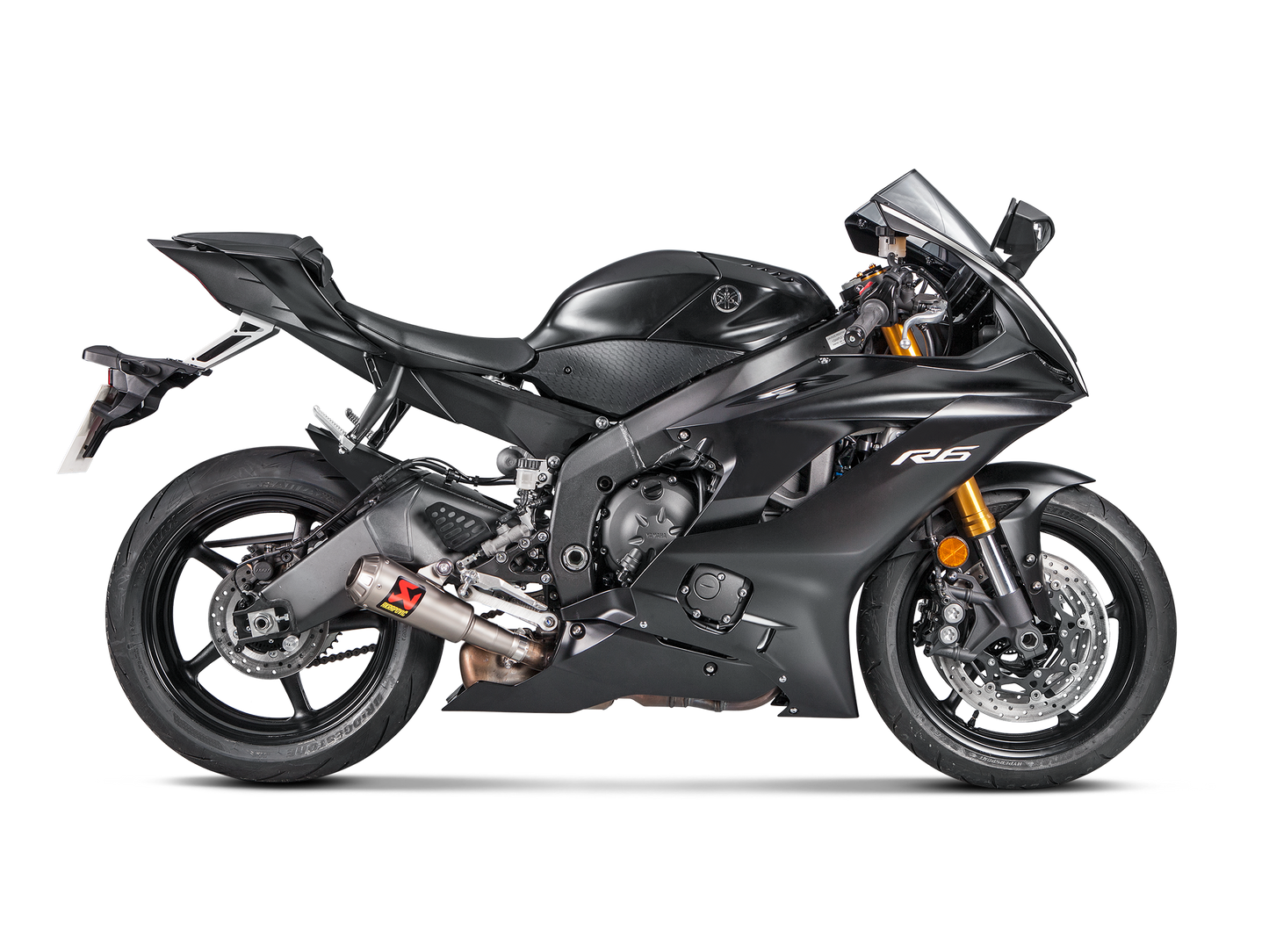 Akrapovič Uitlaat - Yamaha R6 2006-2016 | R6 2017-2026 - Slip-On Line (Titanium) - Motor Accessoires