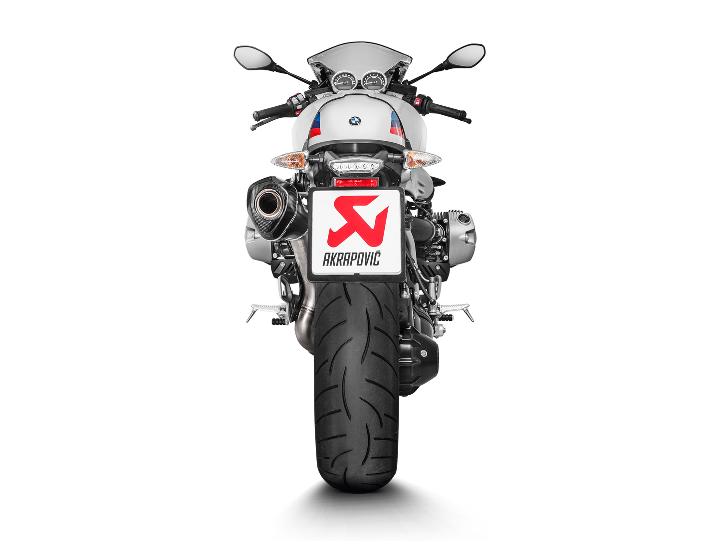 Optionele Akrapovič Uitlaat Accessoires - BMW R NINET 2014-2020 | R NINET Pure 2017-2020 | R NINET Racer 2017-2020 | R NINET Scrambler 2017-2020 | R NINET Urban G/S 2017-2020 - Link Pipe (Titanium) - Motor Accessoires