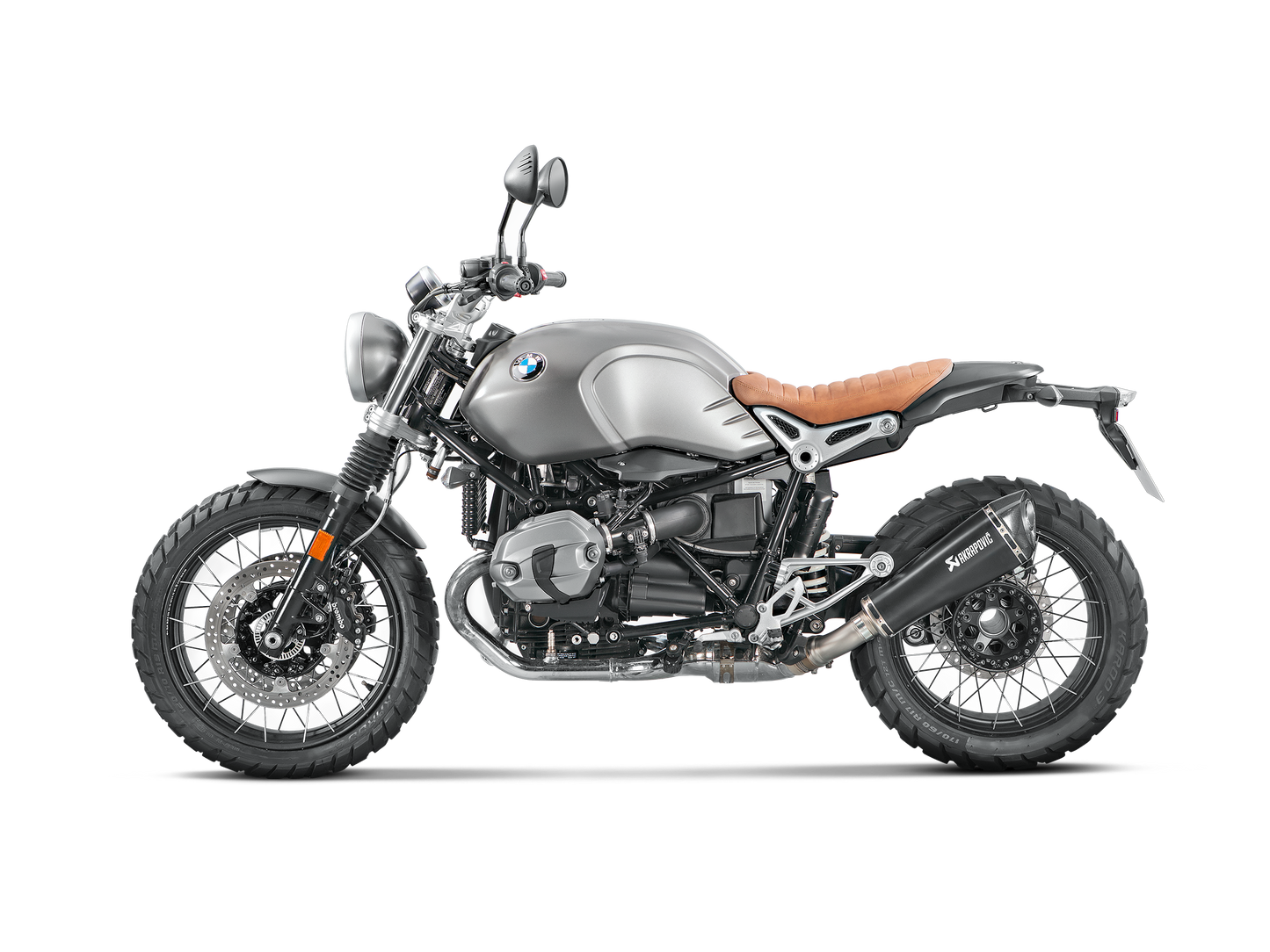 Optionele Akrapovič Uitlaat Accessoires - BMW R NINET 2021-2023 | R NINET Pure 2021-2023 | R NINET Racer 2021-2023 | R NINET Scrambler 2021-2023 | R NINET Urban G/S 2021-2023 - Link Pipe (Titanium) - Motor Accessoires