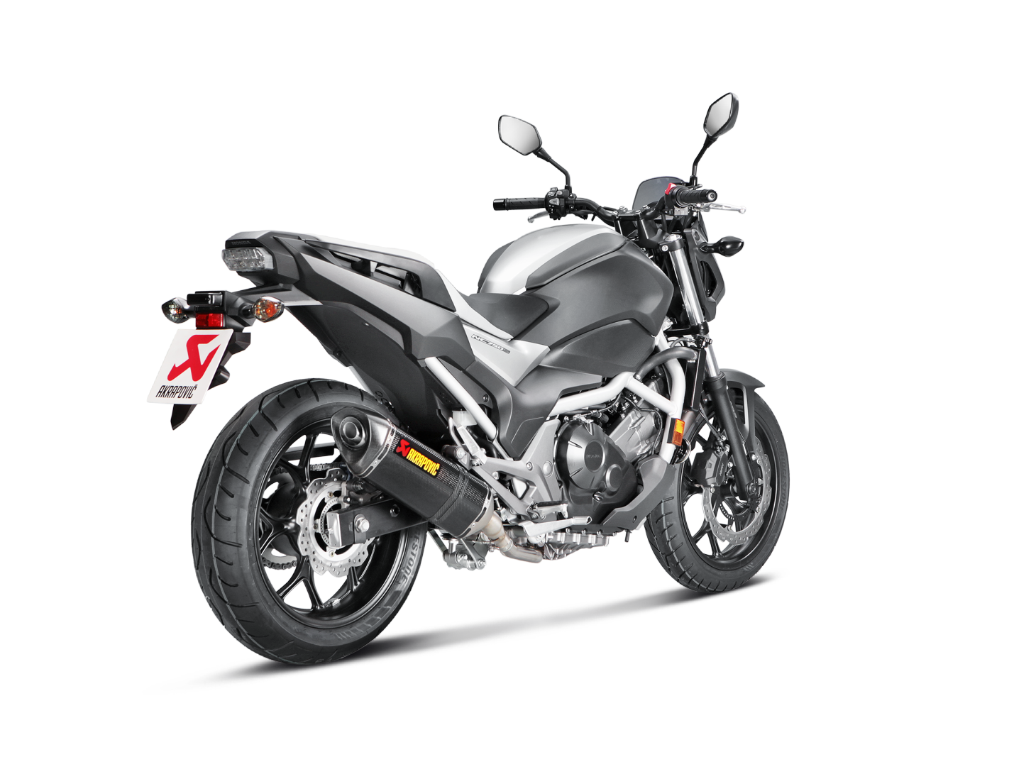 Akrapovič Uitlaat - Honda Integra 2012-2020 | NC700 / NC750S 2012-2020 | NC700/ NC750X 2012-2020 - Slip-On Line (Carbon) Integra - Motor Accessoires