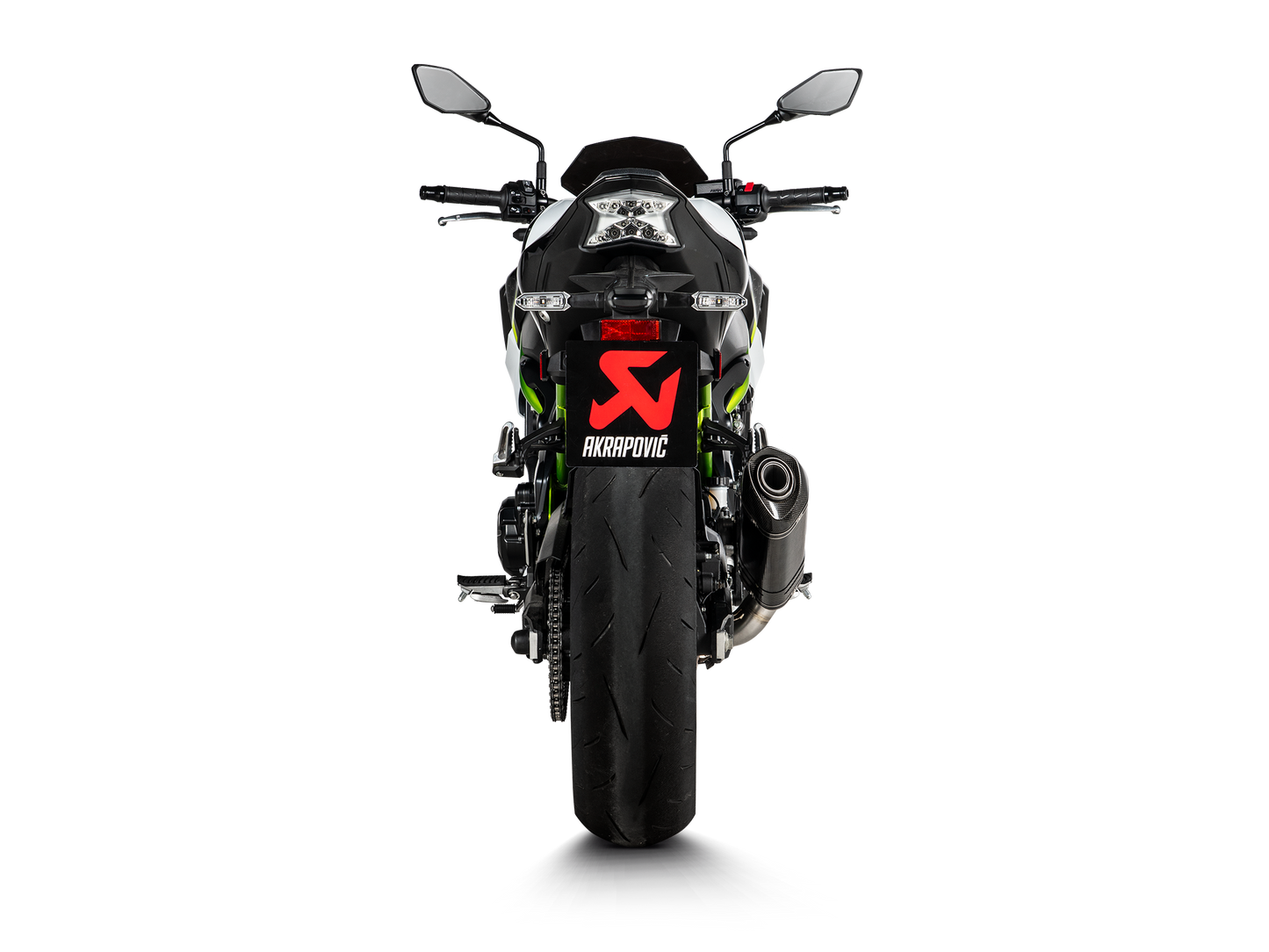 Akrapovič Uitlaat - Kawasaki Z900 2017-2019 | Z900 (A2) 2018-2024 - Slip-On Line (Carbon) - Motor Accessoires