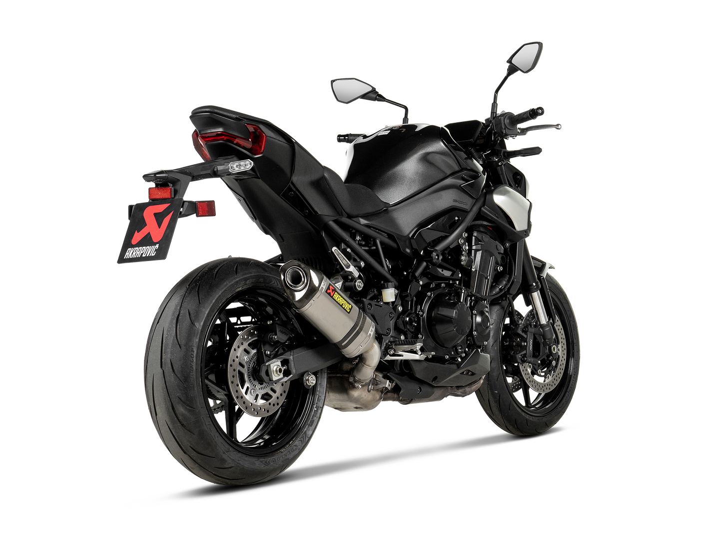 Akrapovič Uitlaat - Kawasaki Z900 2025-2026 - Slip-On Line (Titanium) - Motor Accessoires