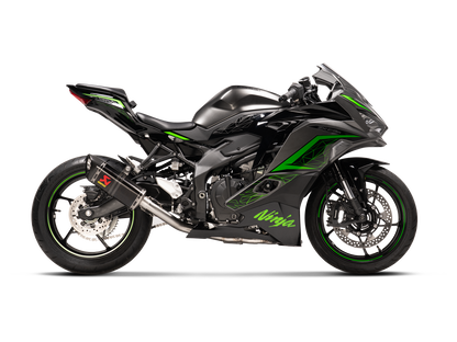 Akrapovič Uitlaat - Kawasaki Ninja ZX-25R 2020-2026 | Ninja ZX-4R 2023-2026 - Racing Line (Carbon) - Motor Accessoires