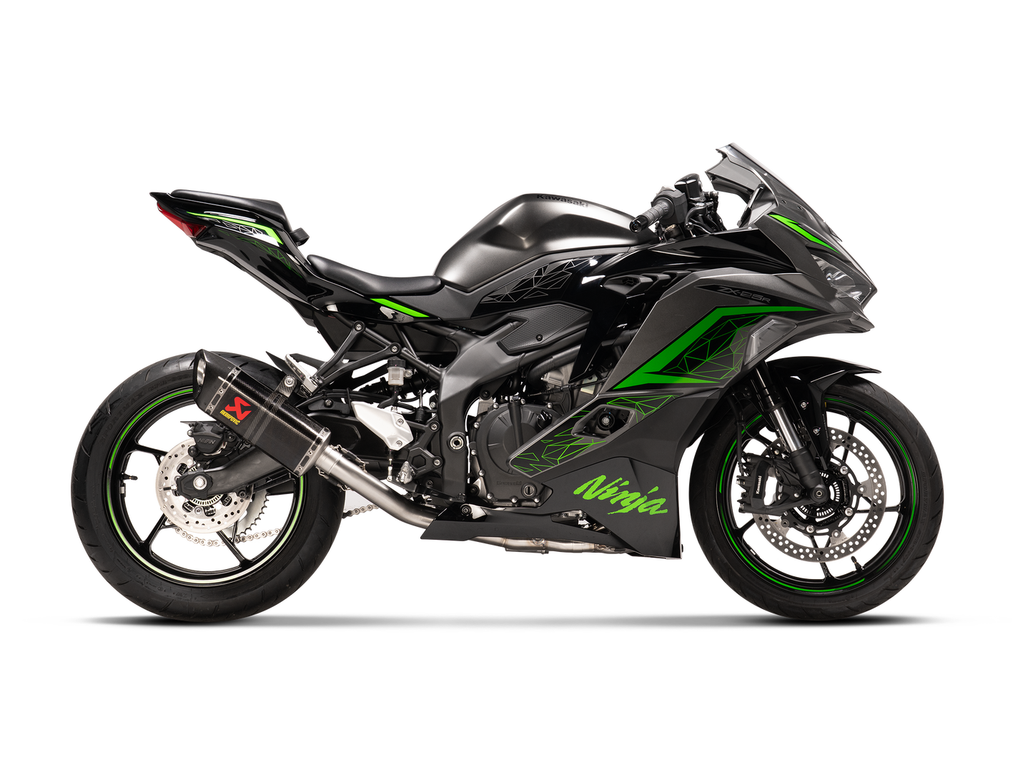 Akrapovič Uitlaat - Kawasaki Ninja ZX-25R 2020-202 & meer - Racing Line (Carbon)