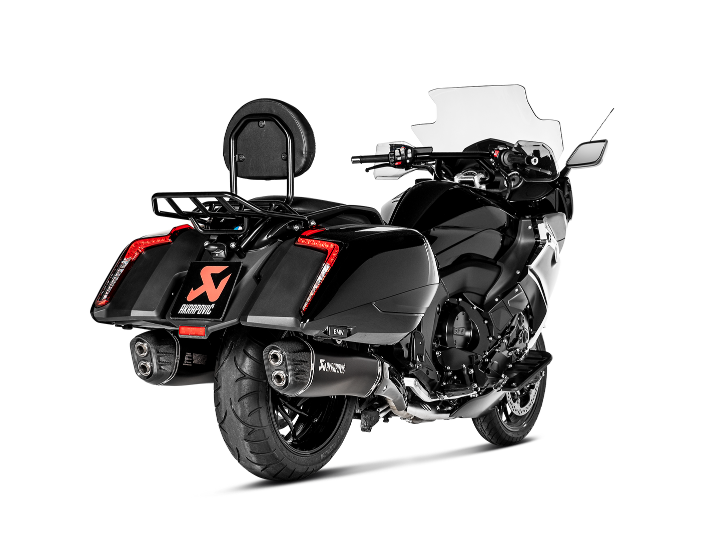 Akrapovič Uitlaat - BMW K 1600 B / Grand America 2017-2020 - Slip-On Line (Titanium) - Motor Accessoires