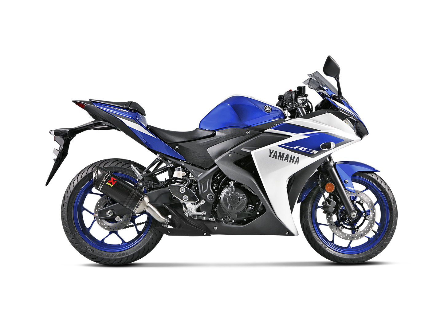 Akrapovič Uitlaat - Yamaha R3 2015-2016 | YZF-R25 2014-2016 - Slip-On Line (Carbon) - Motor Accessoires