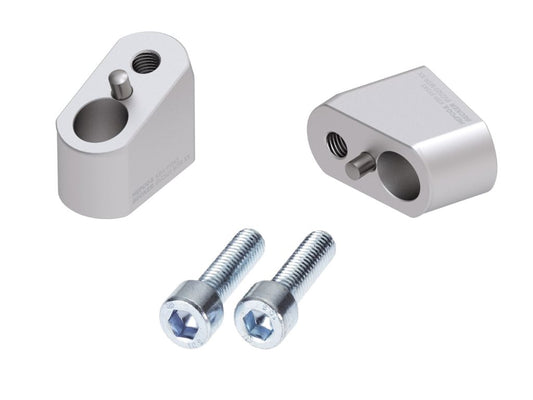 Stuurverhogers offset 30mm/20mm zilver