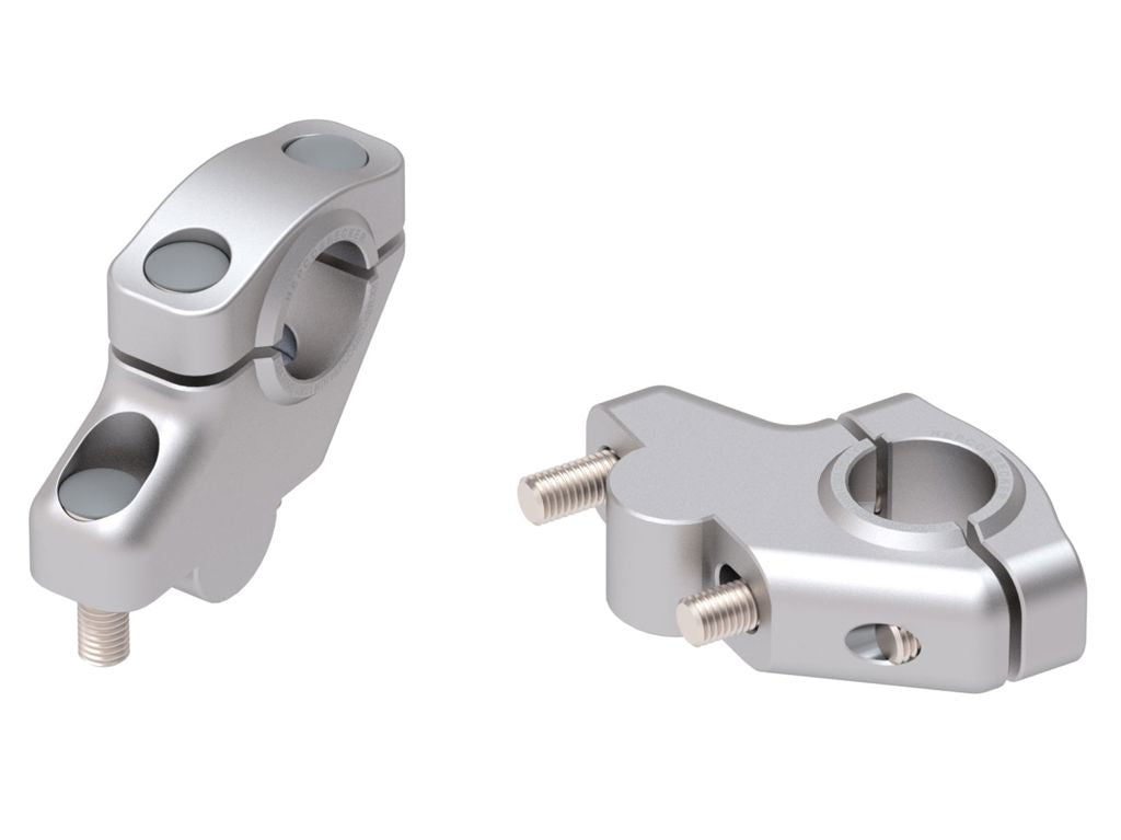Stuurverhogers offset 30mm/21mm zilver
