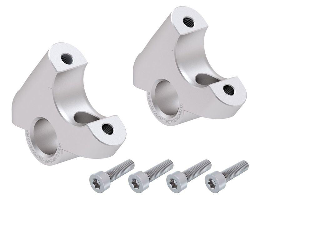 Stuurverhogers offset 30mm/24mm zilver