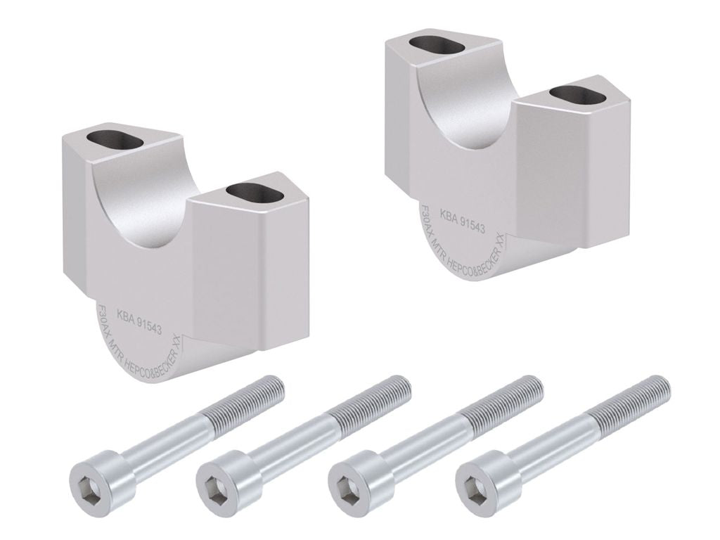 Stuurverhogers 30mm zilver