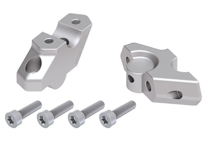 Stuurverhogers offset 30mm/22mm zilver