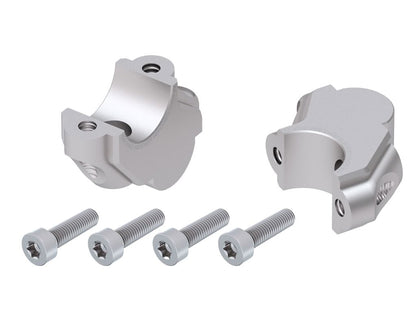Stuurverhogers offset 30mm/21mm zilver