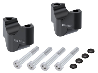 Stuurverhogers 25mm zwart