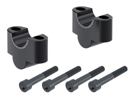 Stuurverhogers 25mm zwart