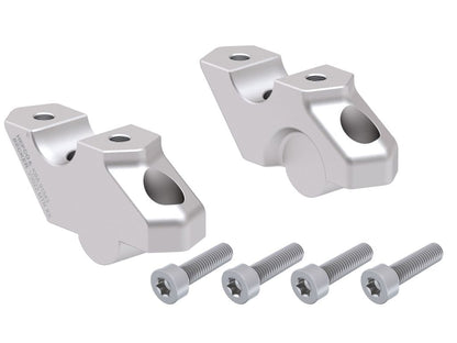 Stuurverhogers offset 30mm/22mm zilver