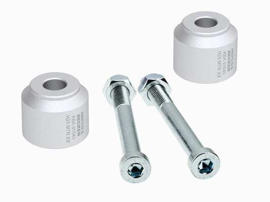 Stuurverhogers 25mm zilver