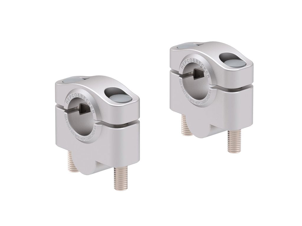 Stuurverhogers 25mm zilver