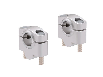 Stuurverhogers 25mm zilver Hepco&Becker