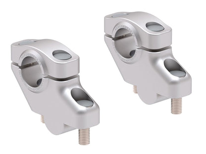 Stuurverhogers offset 30mm/21mm zilver