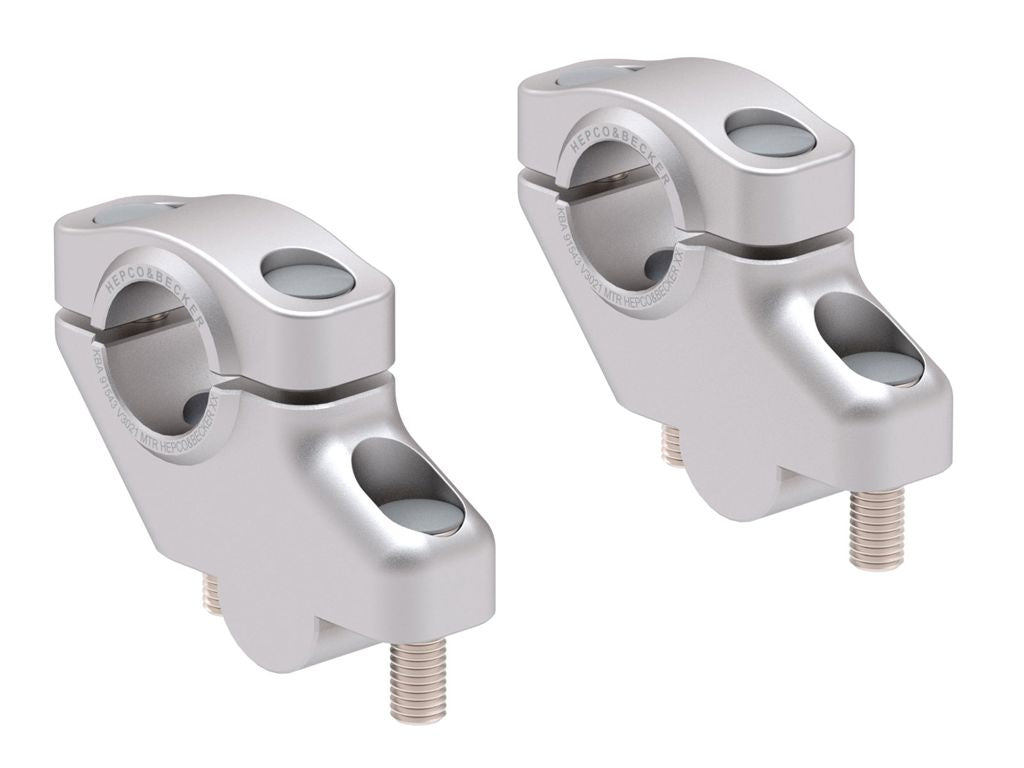 Stuurverhogers offset 30mm/21mm zilver