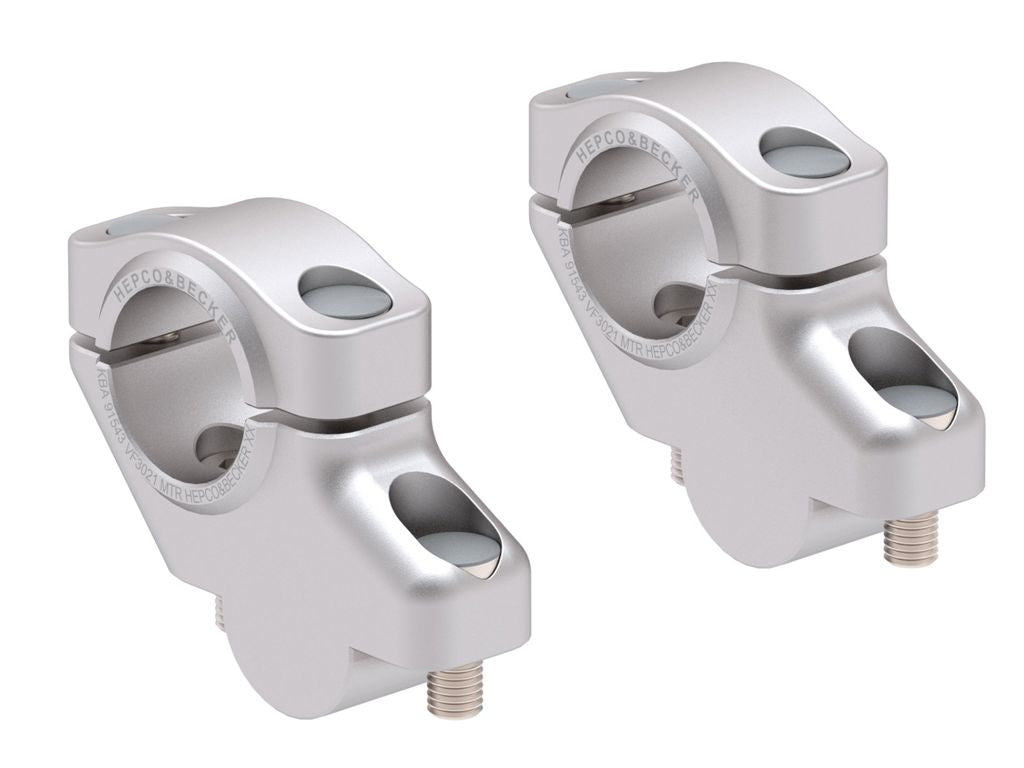 Stuurverhogers offset 30mm/21mm zilver