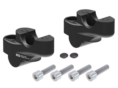 Stuurverhogers offset 30mm/21mm zwart