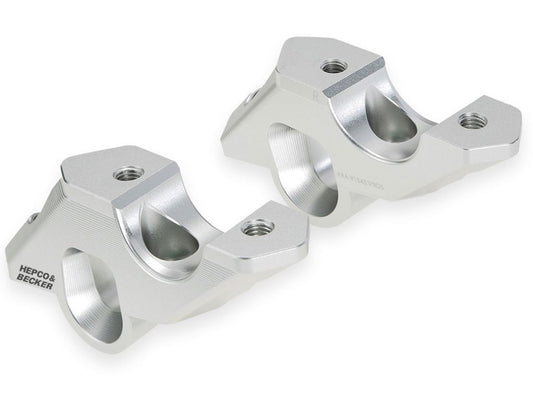 Stuurverhogers offset 30mm/33mm zilver