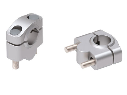 Stuurverhogers 25mm zilver Hepco&Becker