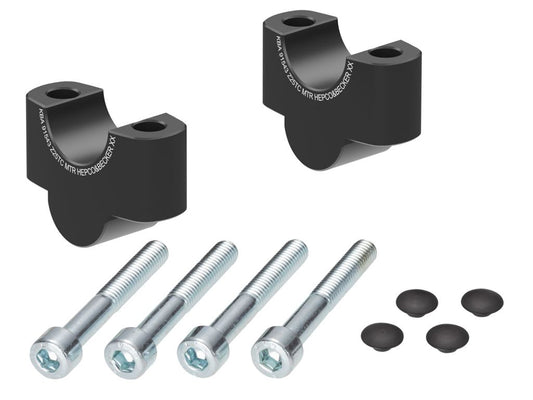 Stuurverhogers 25mm zwart