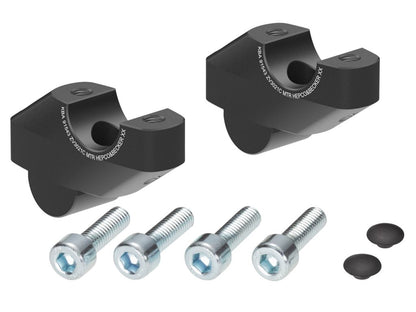 Stuurverhogers offset 30mm/21mm zwart