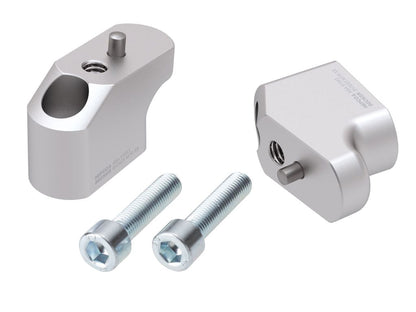 Stuurverhogers offset 30mm/25mm zilver