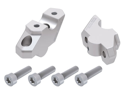Stuurverhogers offset 30mm/22mm zilver