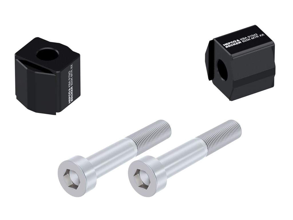 Stuurverhogers 25mm zwart
