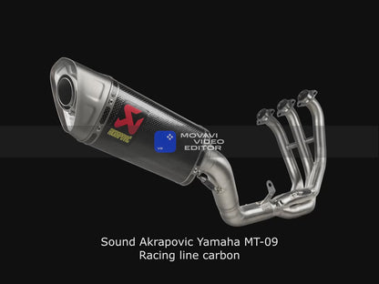 Akrapovič Racing Line Carbon Uitlaat – Yamaha MT-09 (2021 – 2025)