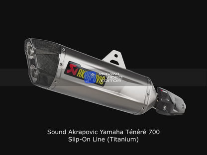 Akrapovic uitlaat Slip-On Line Titanium Yamaha Ténéré 700 (2021-2025)