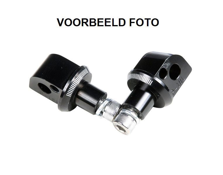 Voetsteunadapters achterzijde van Puig voor diverse Honda modellen